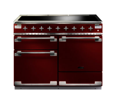 RANGEMASTER  Elise 110 Electric Induction Range Cooker - Cherry Red & Chrome